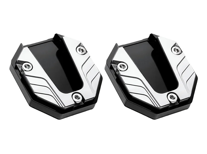 Universal Scooter Motorcycle Bike Kickstand Extender Foot Side Stand Extension Pad Support Plate Anti-skid Enlarged Base