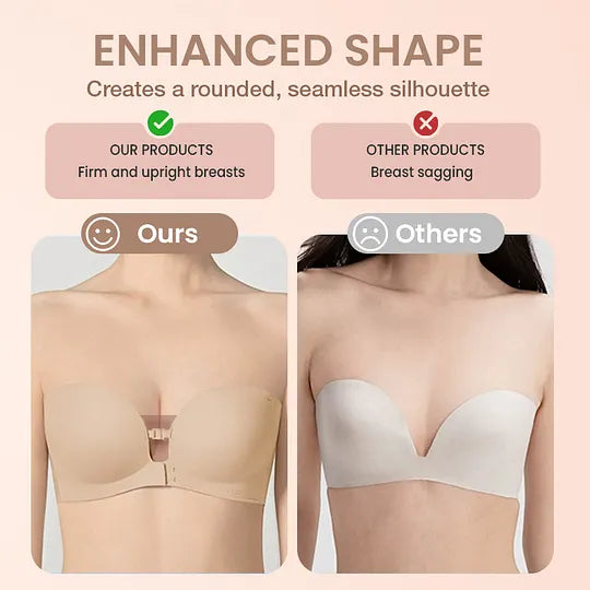 💜Seamless Front Closure Bra With Adjustable Straps