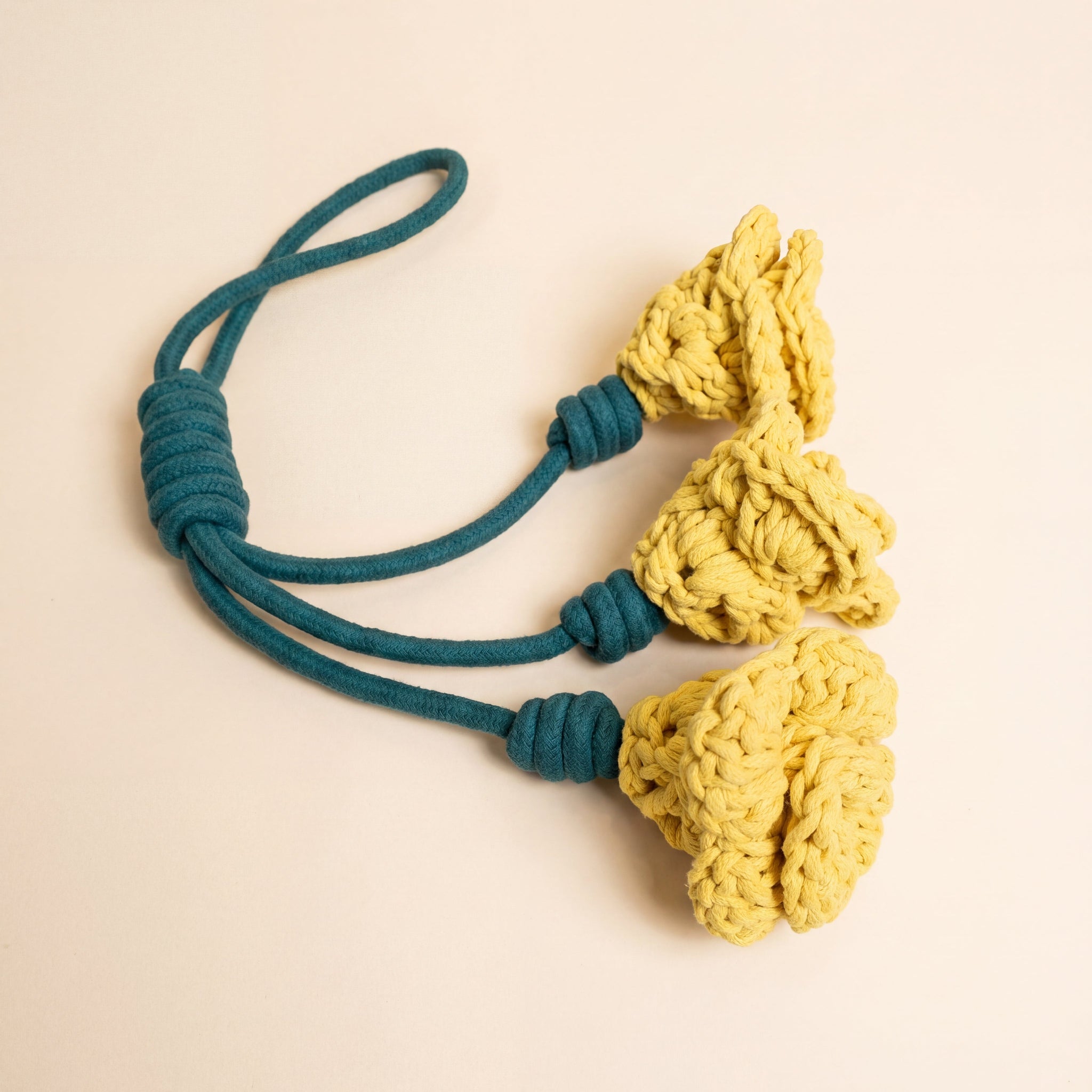 Miss Yellow: Daylily Tug Snuffle Tug Toy