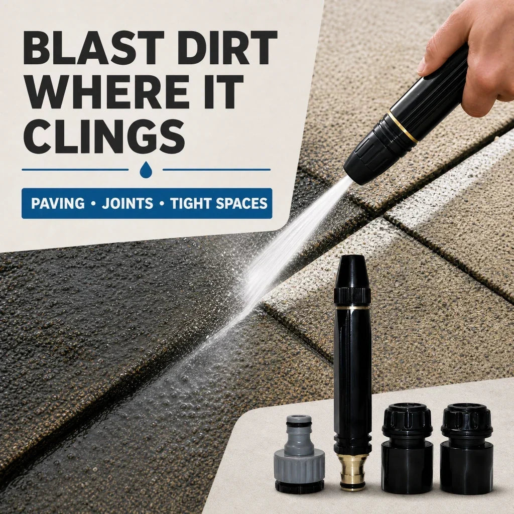 HydroJet 4 | High-Power Garden Hose Cleaning Wand