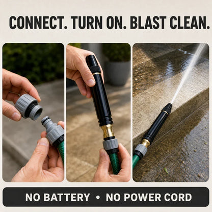 HydroJet 4 | High-Power Garden Hose Cleaning Wand