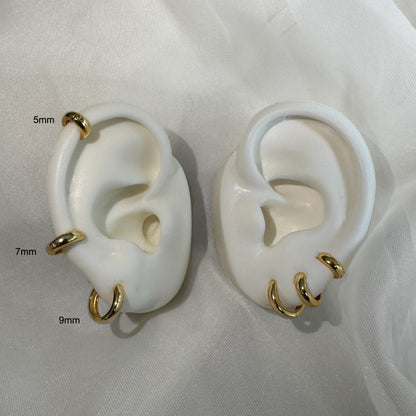 MIA BOLD HOOPS 9mm