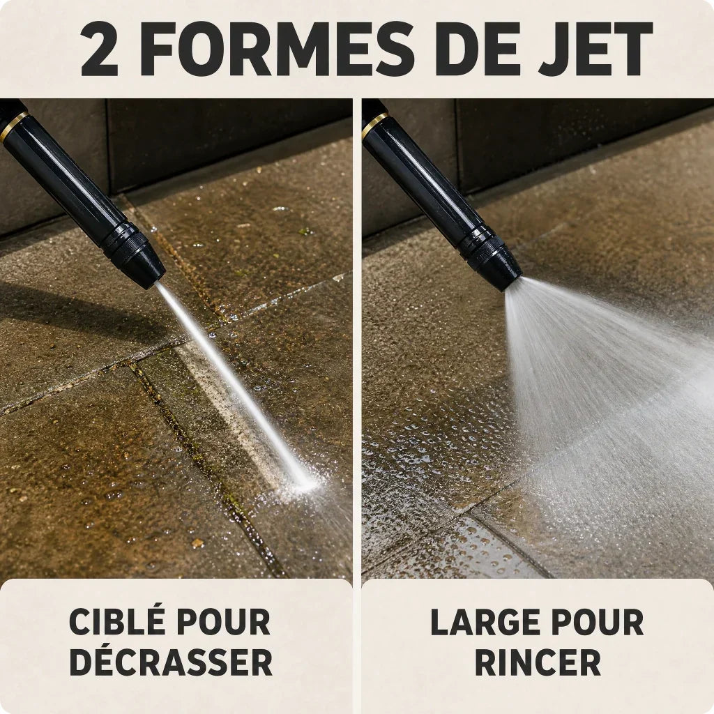 HydroJet 4 | High-Power Garden Hose Cleaning Wand